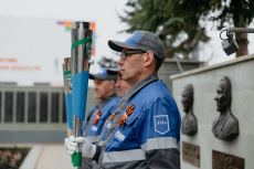 В городе Янаул Республики Башкортостан зажжен Вечный огонь